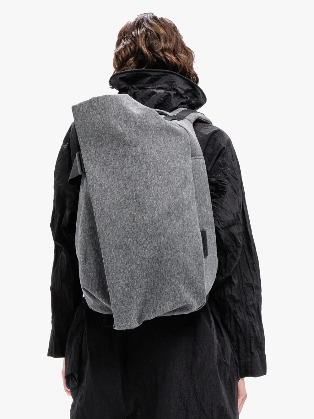 [Cote & Ciel] ISAR Rucksack M Eco Yarn GREY BLACK Backpack Laptop Bag